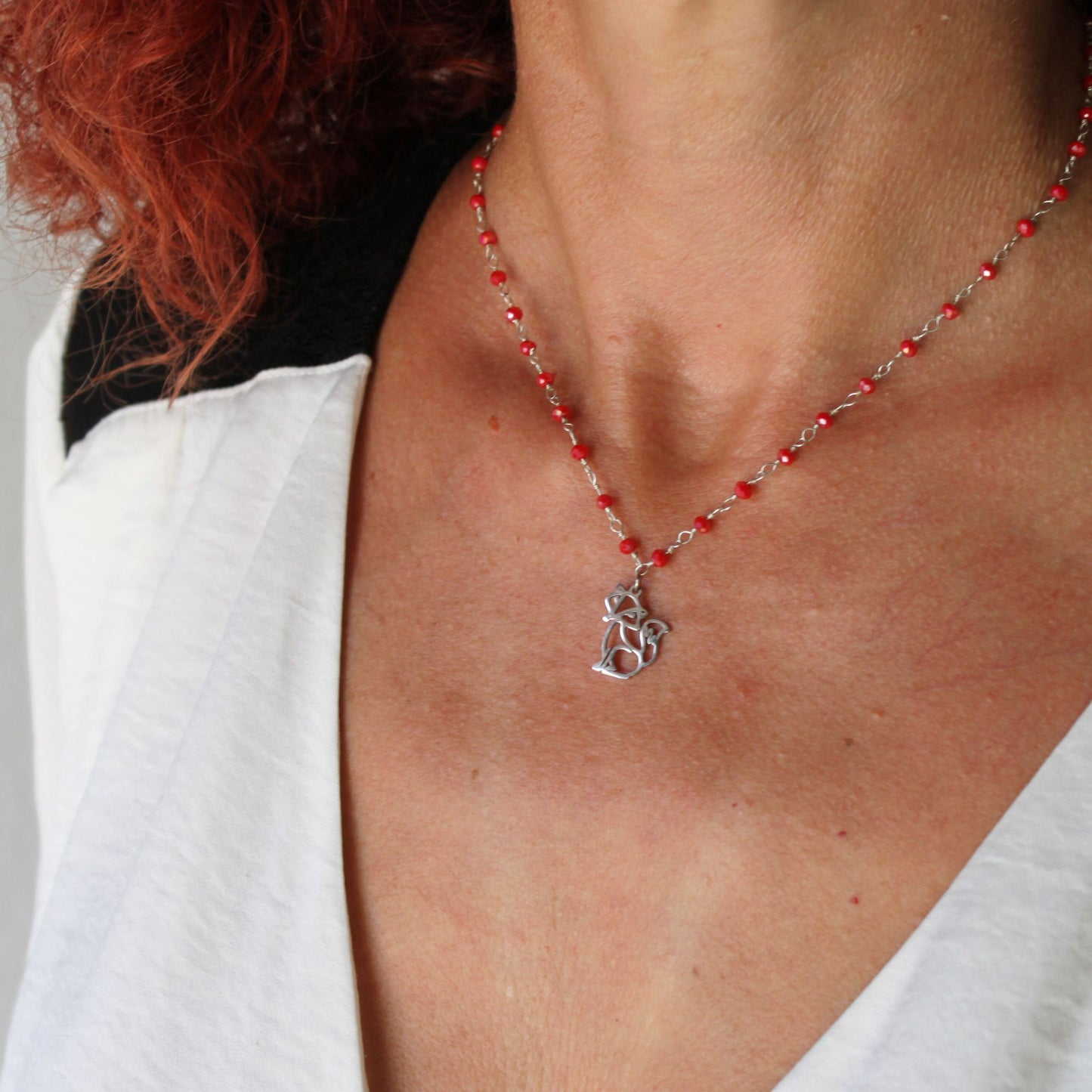 Collana Volpe Rosaria