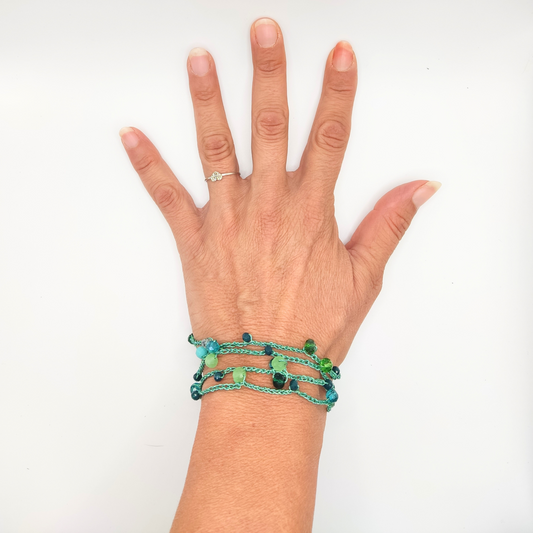 Bracciale o Collana Creative Verde