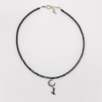 Choker Gatto sulla Luna